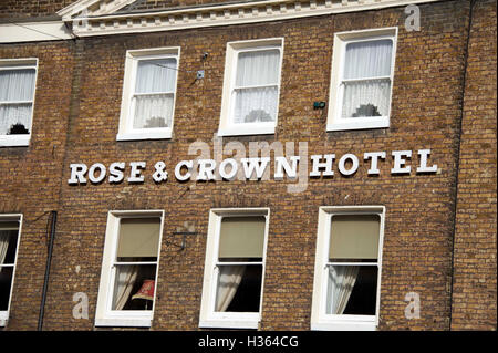 Le Rose & Crown Hotel, Wisbech, España Banque D'Images