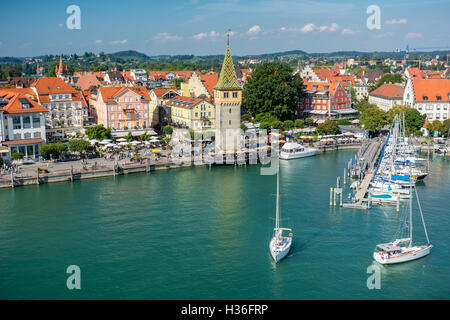 Lindau am Bodensee sommaire Banque D'Images