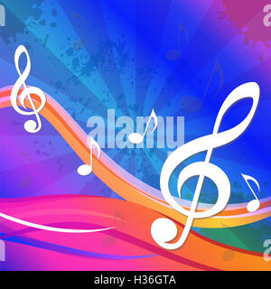 Clé de Sol Contexte signifie conception artistique et créatif Banque D'Images