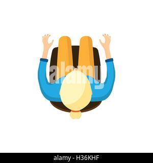 Les gens d'affaires télévision d'icônes. Avatar. Visage humain. Personne. Lieu de travail. Illustration de Vecteur