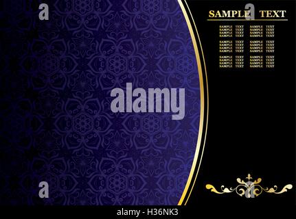 Set vintage floral background. Vector Illustration de Vecteur