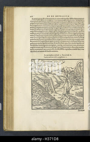 Georgii Agricolae De re metallica BHL414 Banque D'Images