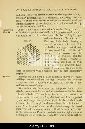 Construction stable et stable (page 26) BHL242 Banque D'Images