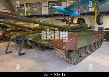 M-84 Tank à l'histoire militaire dans le parc, la Slovénie Ljubljana Banque D'Images