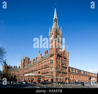 La gare St Pancras Banque D'Images