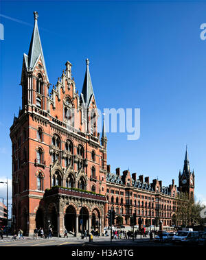 La gare St Pancras Banque D'Images