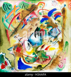 L'improvisation : Dreamy (improvisation) Träumerische par Vassily Kandinsky (1866-1944), huile sur toile, 1913, Banque D'Images