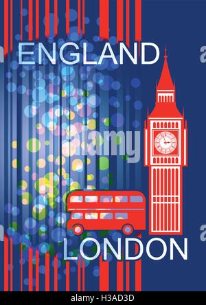 L’Angleterre. Londres Illustration de Vecteur