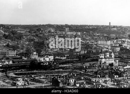 Smolensk après avoir été prise par la Wehrmacht, 1941 Banque D'Images