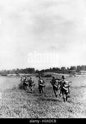 L'avancement de l'infanterie allemande sur le front de l'Est, 1941 Banque D'Images