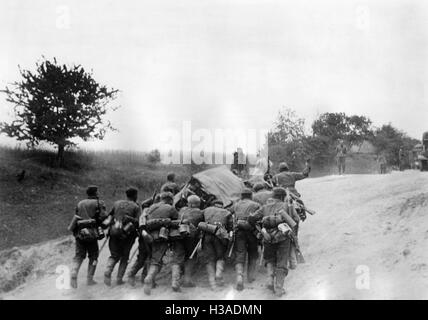 L'avance des troupes allemandes sur le front de l'Est, 1941 Banque D'Images