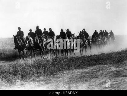 Cavalerie allemande sur le front de l'Est, 1941 Banque D'Images