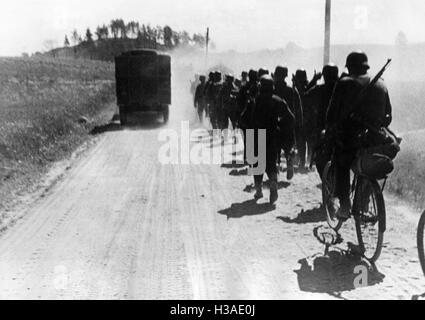 L'avance des troupes allemandes sur le front de l'Est, 1941 Banque D'Images