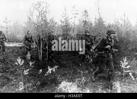 L'infanterie allemande sur le front de l'Est, 1941 Banque D'Images