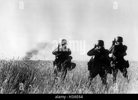 Les troupes allemandes au début de la campagne de Russie, 1941 Banque D'Images