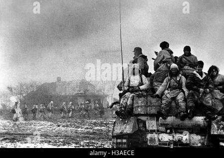 Fantassins de montagne allemand sur le front de l'Est, 1944 Banque D'Images