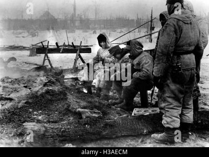 Les soldats allemands sur le front de l'Est, 1944 Banque D'Images