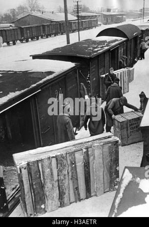 La réinstallation de la Lituanie allemands, 1941 Banque D'Images