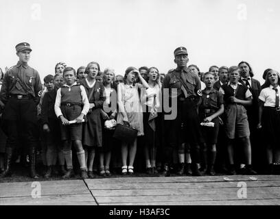 Célébration de l'école allemande, 1933 Banque D'Images