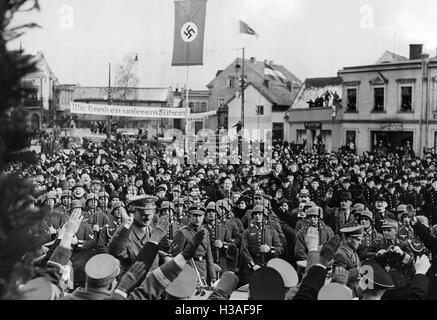 Adolf Hitler à Memel, 1939 Banque D'Images