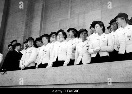 Les membres de la BDM-Werk Glaube und Schoenheit (BDM-travail, la foi et la beauté de la société) en Italie, 1939 Banque D'Images