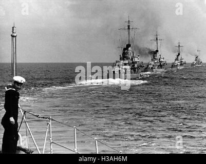 Flottille de destroyers de la Kriegsmarine, 1939 Banque D'Images