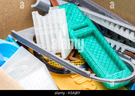 Prototypes imprimée en 3d Banque D'Images