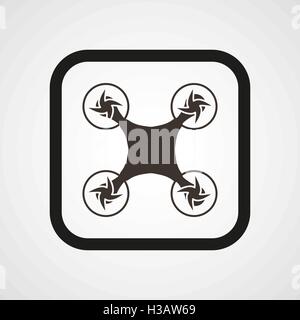 L'icône de bourdon Télévision Simple Vector illustration Illustration de Vecteur