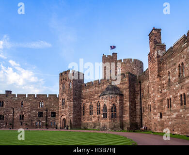 Avis de Peckforton Castle Banque D'Images