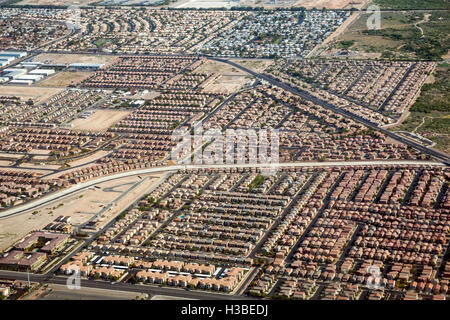 Las Vegas, Nevada - Logement l'évolution de la banlieue de Las Vegas. Banque D'Images