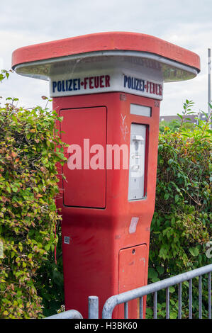 Une ancienne police et pompiers appel public fort, Cologne, Köln, Nordrhein-Westfalen, Allemagne Banque D'Images