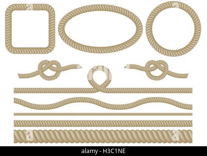 Jeu de corde Illustration de Vecteur