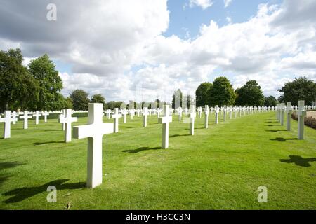 Cambridge American Cemetery and Memorial, Madingley, UK Banque D'Images