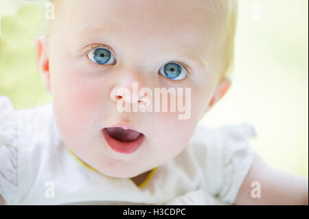 Baby, close-up portrait Banque D'Images