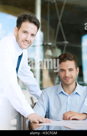 Bureau d'affaires, portrait Banque D'Images