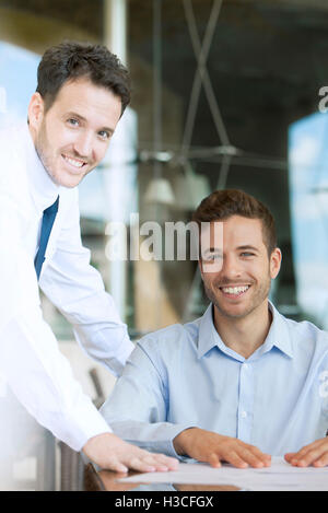 Bureau d'affaires, portrait Banque D'Images