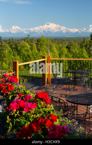 Talkeetna Alaskan Lodge, Talkeetna, Alaska. Banque D'Images