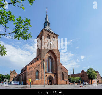 Le Danemark, Fionie, Odense, vue de la cathédrale Saint-knud Banque D'Images