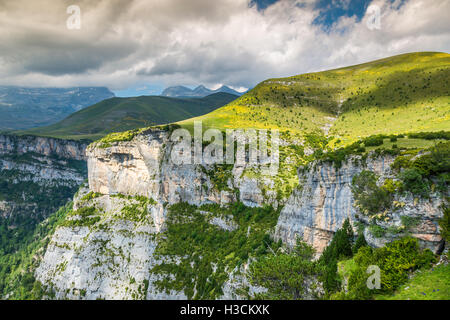 Canyon de Anisclo Parque Nacional de Ordesa y Monte Perdido, Espagne Banque D'Images