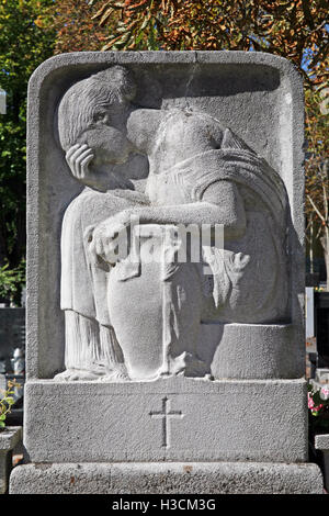 Sculptures au-dessus de tombes du cimetière,Zagreb Mirogoj,europe,1 Banque D'Images