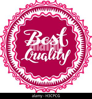 Meilleure qualité. Vector illustration Illustration de Vecteur