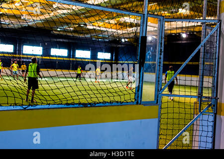 Indoor Football (soccer) Centre Banque D'Images