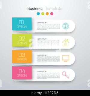 Vecteur Stock infographies d'affaires Illustration de Vecteur