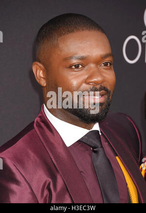 DAVID OYELOWO acteur nigérian britannique en septembre 2016. Photo Jeffrey Mayer Banque D'Images