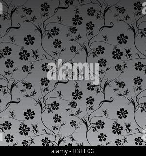 Seamless floral background. Illustration de Vecteur