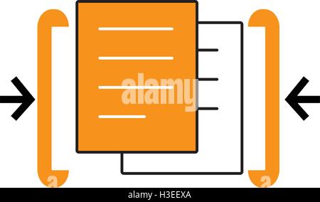 L'icône Archive Concept Design Illustration de Vecteur