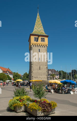 Tour Mangturm, Mang, Lindau, Bavière, Allemagne Banque D'Images