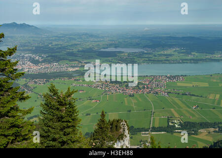 De Forggensee Tegelberg, Bavière, Allemagne Banque D'Images