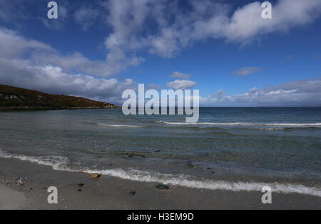 Plage de la reine bagh na doirlinne île de Gigha Ecosse 30 septembre 2016 Banque D'Images