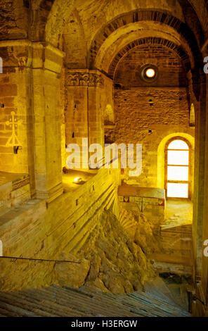 Italie Piémont Province de Turin Avigliana Sacra de San Michele l'Escalier des hommes morts Banque D'Images